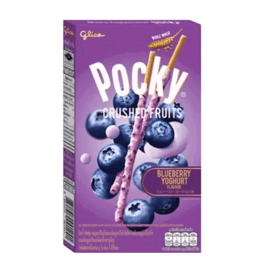 Pocky Crushed Fruits Blueberry 38 g