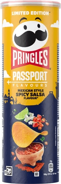 Pringles Passport Mexican Style Spicy Salsa 165 g
