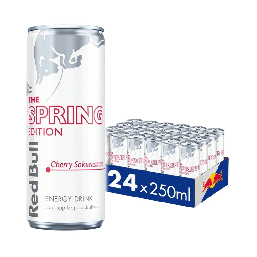 Red Bull The Spring Edition Cherry - Sakurasmak 24 x 250 ml