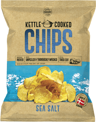 Kettle Cooked Chips Sea Salt 150g