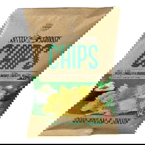 Kettle Cooked Chips Sour Cream and Onion 150g