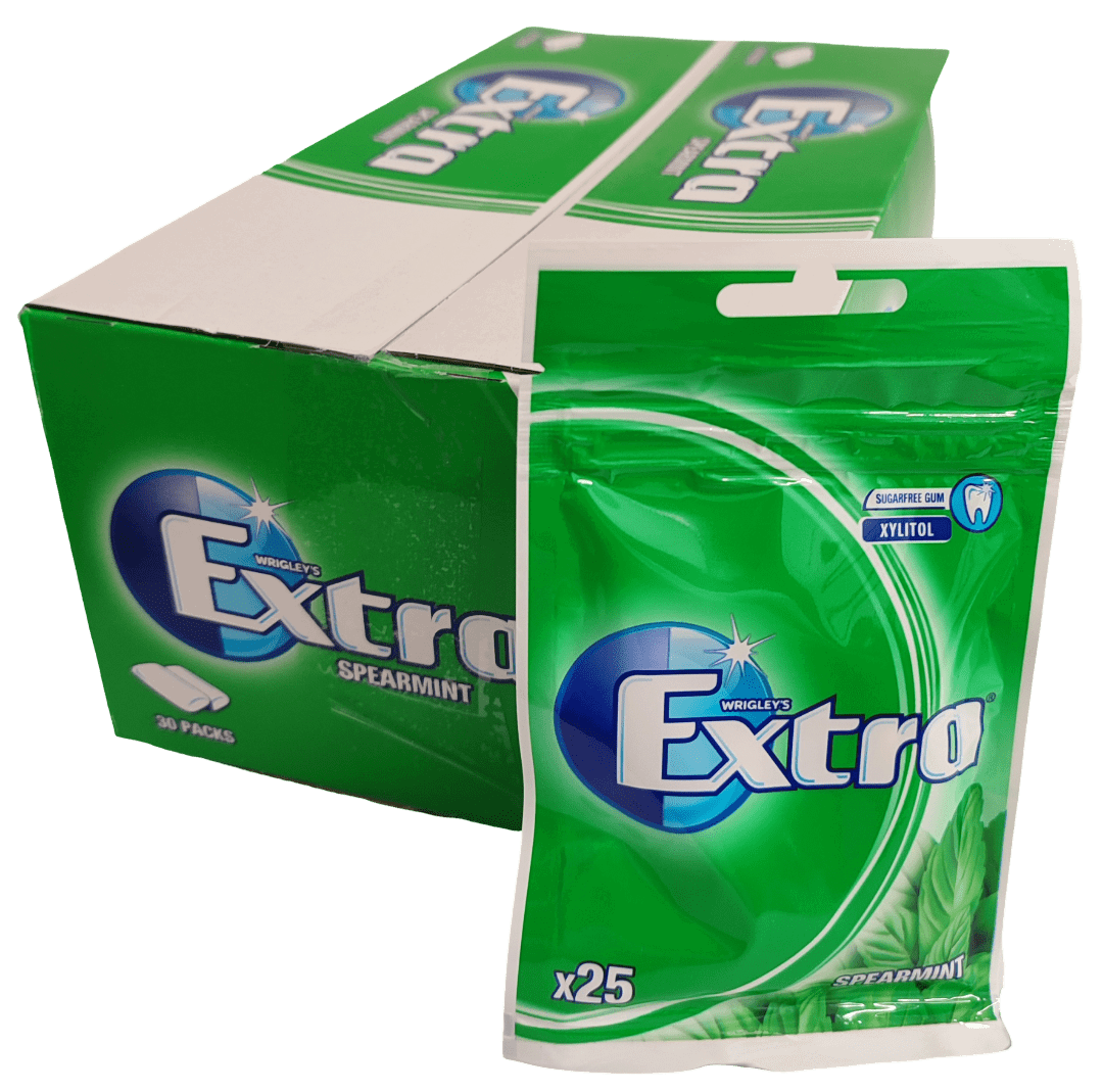 Extra Spearmint Tuggummipåse 35g 30-Pack BF Passerat