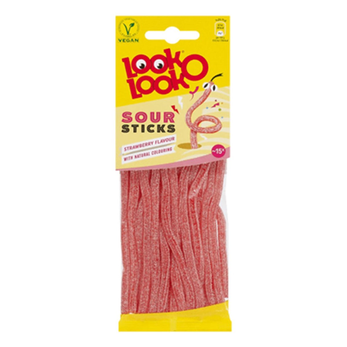Look-O-Look Jordgubbsstänger 90 g