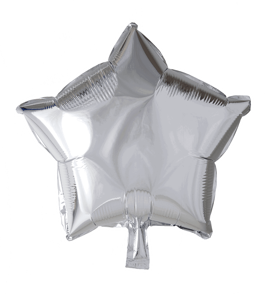 Folieballong Stjärna (Välj Guld eller Silver)