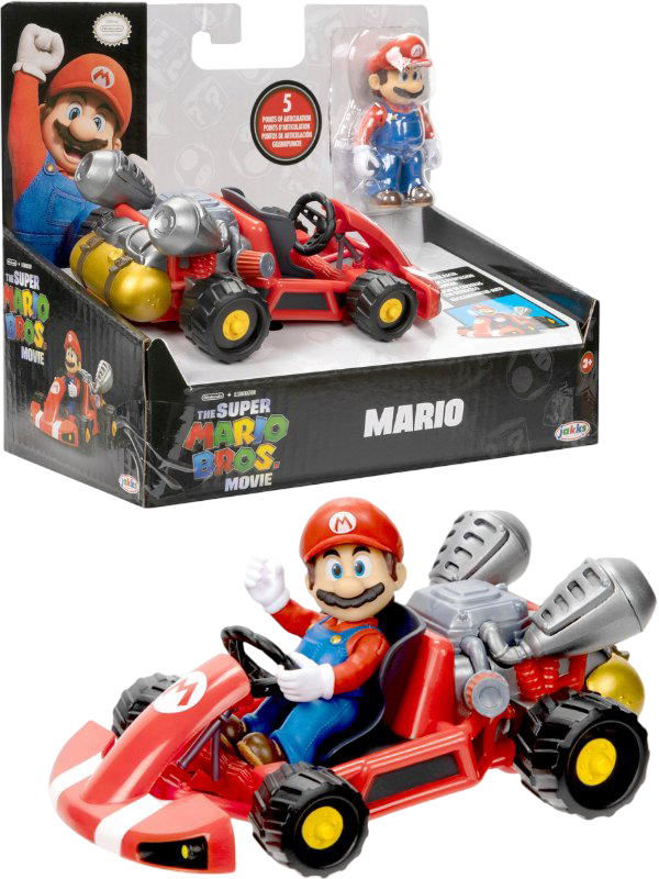Super Mario Pull Back Racer