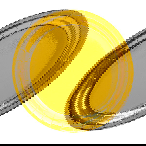 Papperstallrikar Guld 8-Pack (23 cm och 18,5 cm)