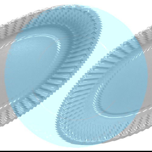 Papperstallrikar Ljusblå 8-Pack 18,5 cm