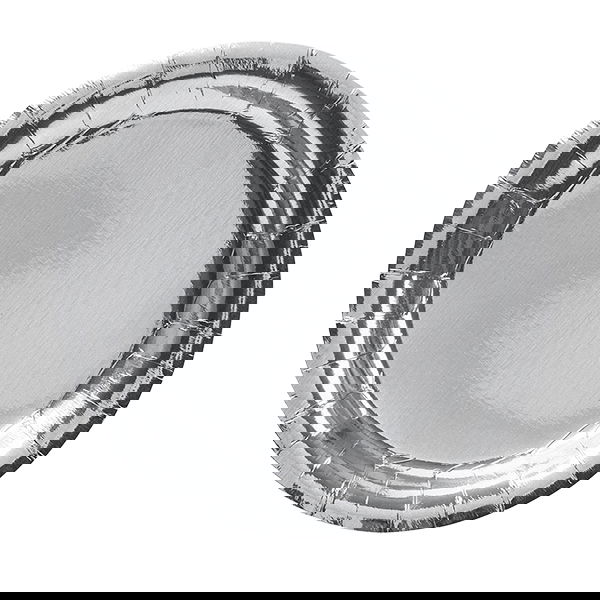 Papperstallrikar Silver 8-Pack (23 cm och 18,5 cm)