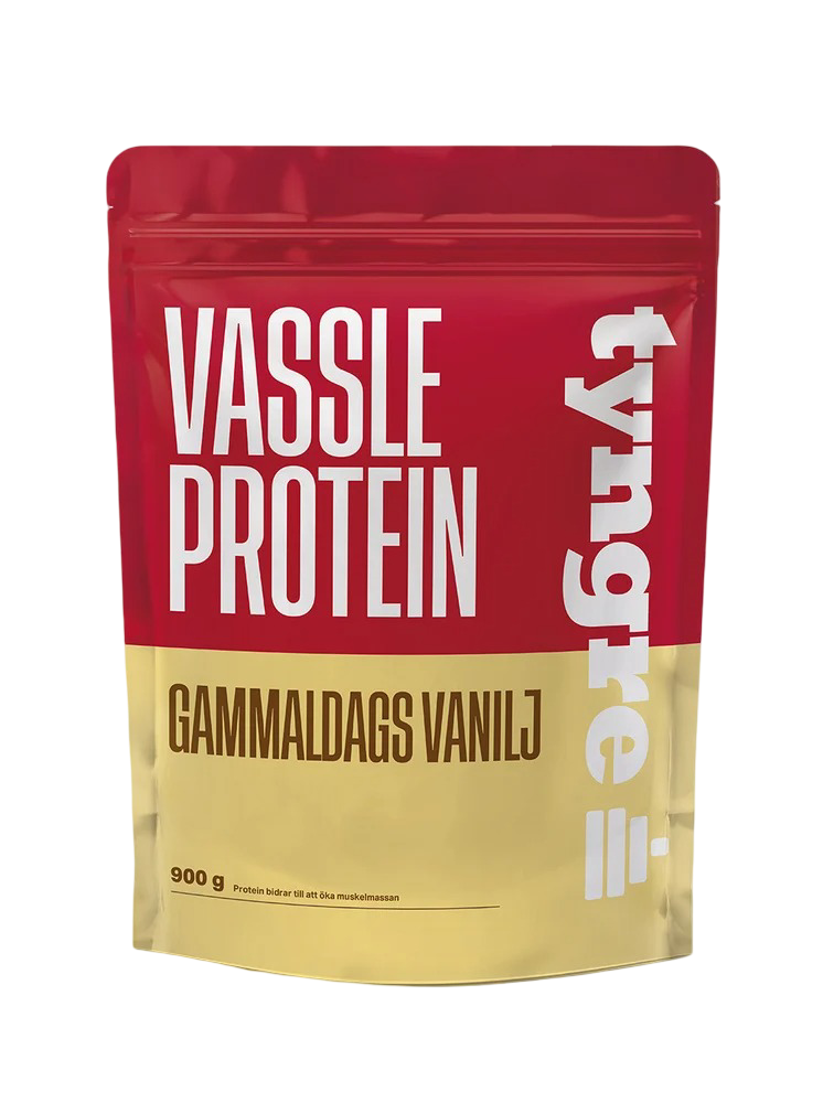 Tyngre Vassle Protein Gammaldags Vanilj 900 g