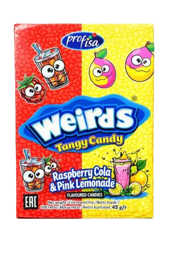 Weirds Tangy Candy Raspberry Cola & Pink Lemonade 45 g