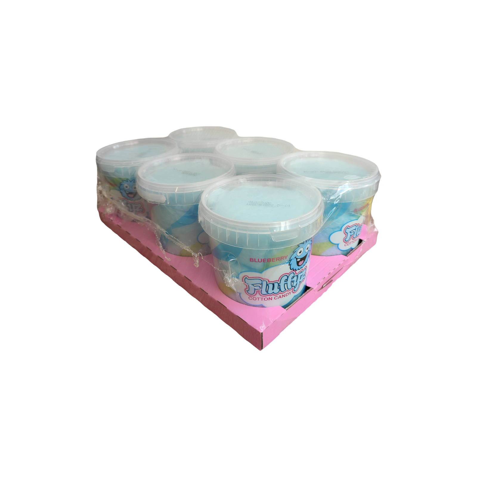 Fluffyz Cotton Candy Blueberry 6 x 50 g