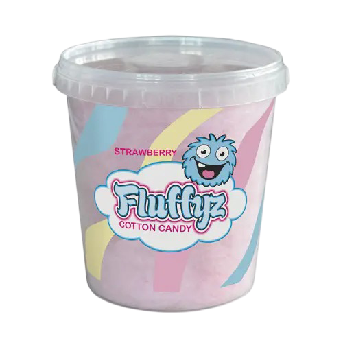 Fluffyz Cotton Candy Strawberry 6 x 50 g