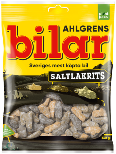 Ahlgrens Bilar Saltlakrits 42 x 100 g