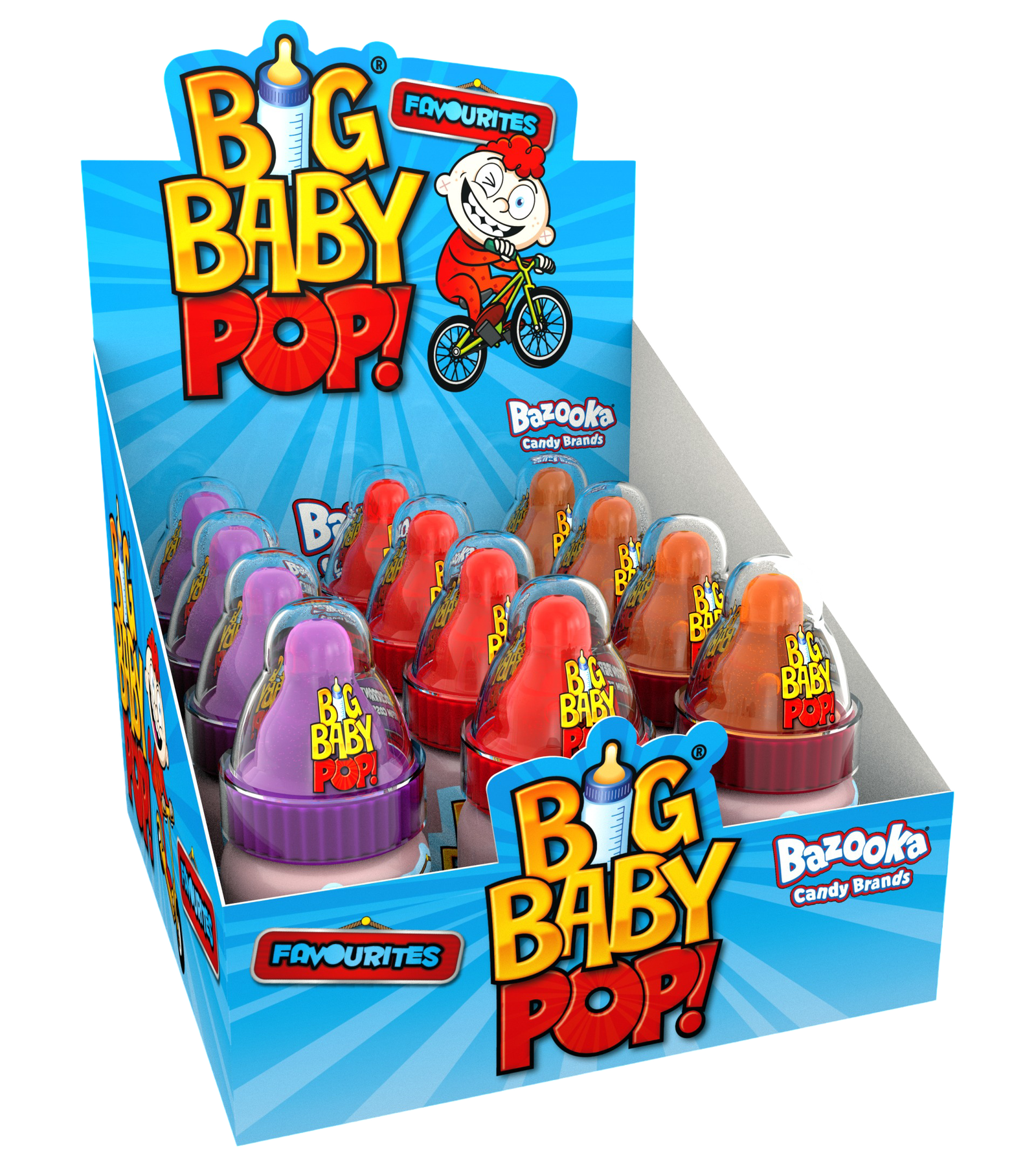 Big Baby Pop Favourites 12 x 32 g