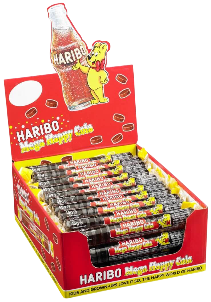 Haribo Mega Roulette Cola 40 x 45 g
