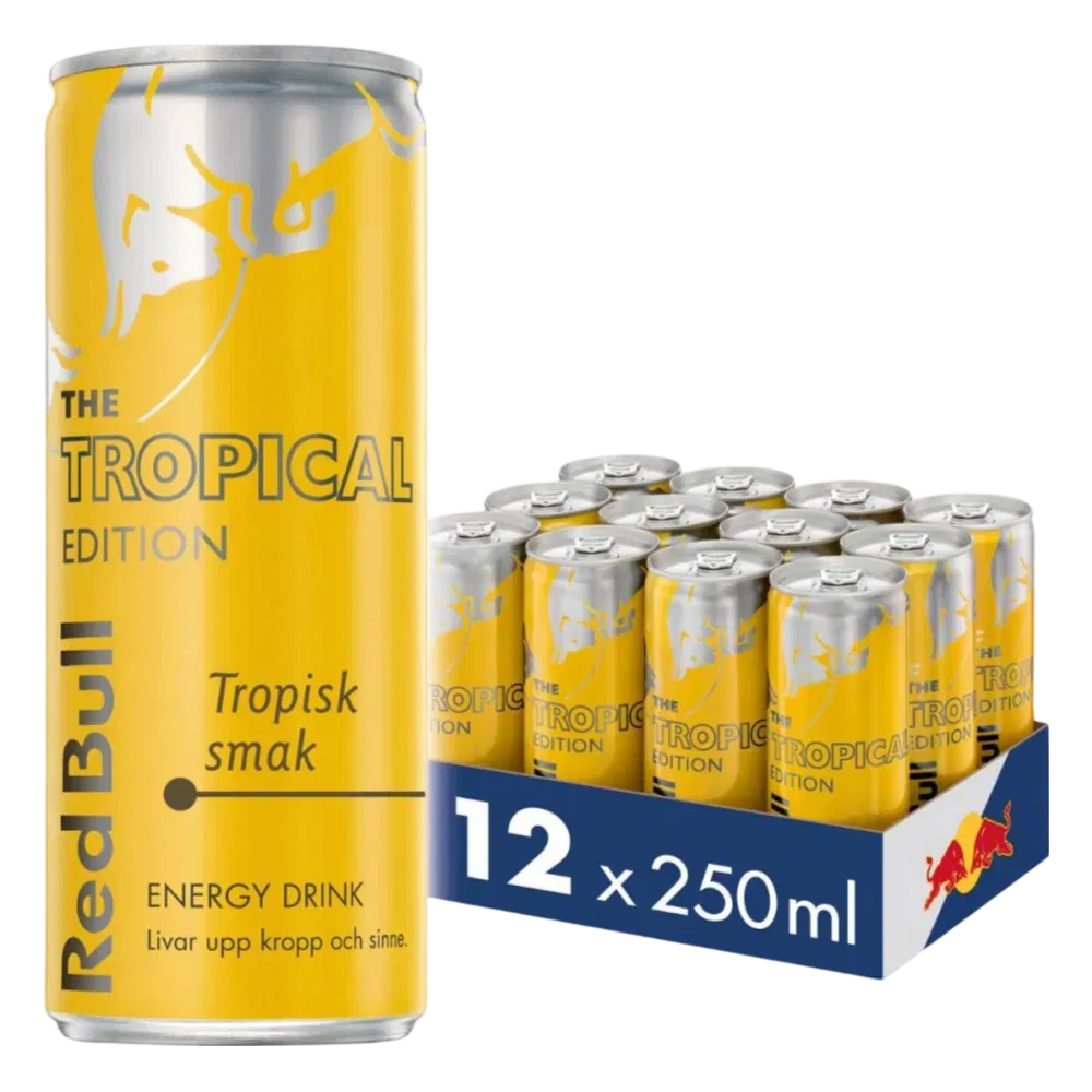 Red Bull Tropical Sugarfree 12 x 250 ml