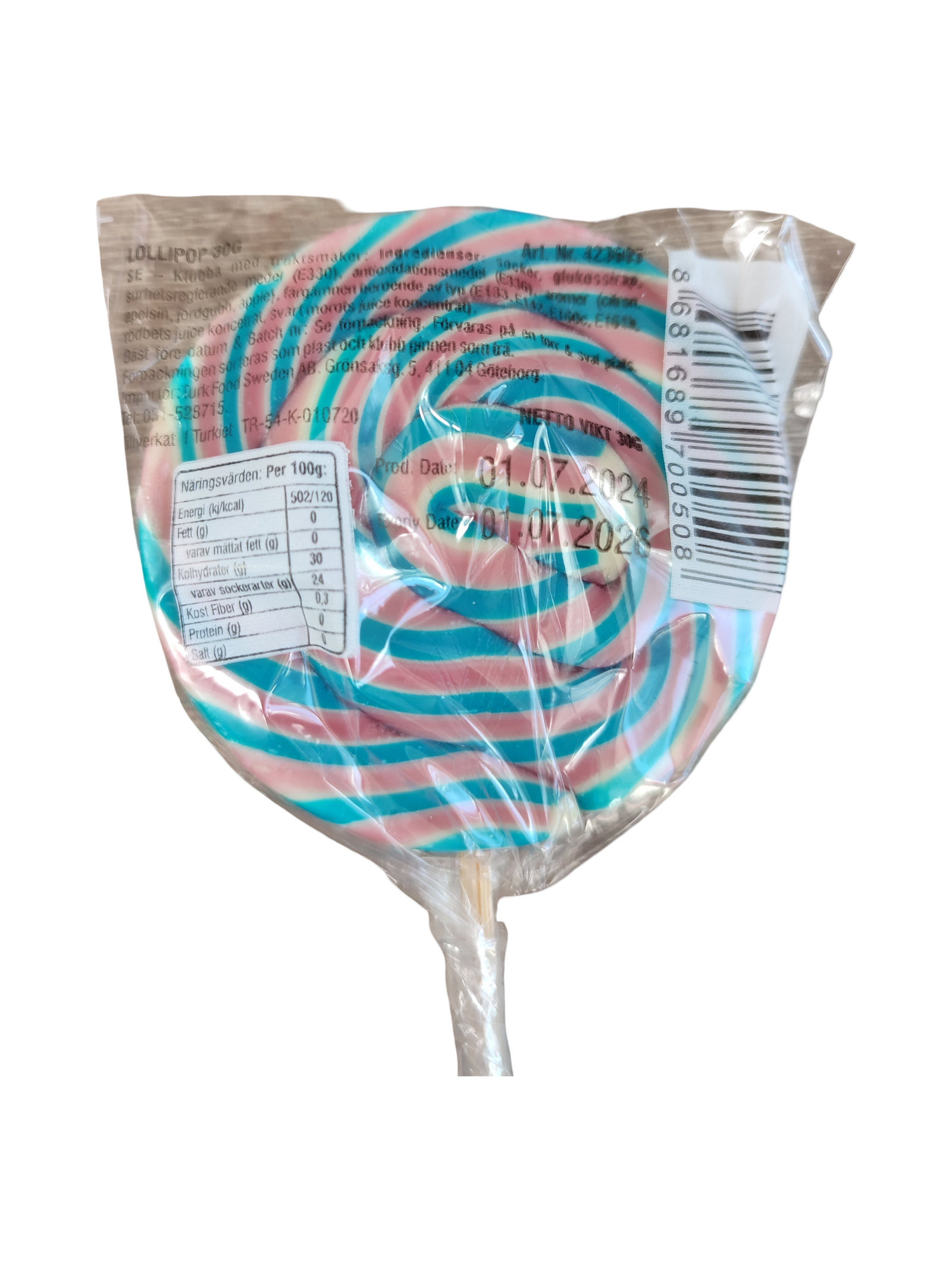 Tivoliklubbor med Träställ (2 st.) 100 x 30 g