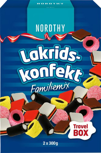 Nordthy Lakrits- Konfekt 10 x 600 g