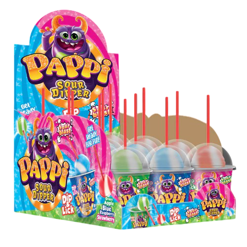 Pappi Sour Dipper 12 x 39 g
