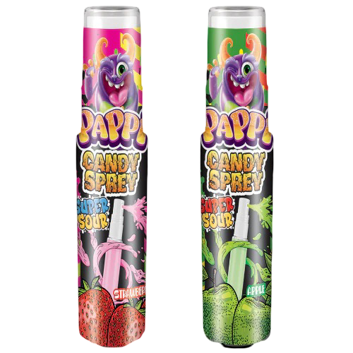Pappi Super Sour Candy Spray 24 x 28 ml