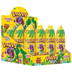 Pappi Tropical Flavour Sour Liquid Jelly 12 x 50 ml