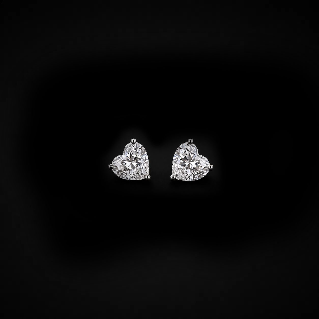 Mira Stud Heart Örhängen