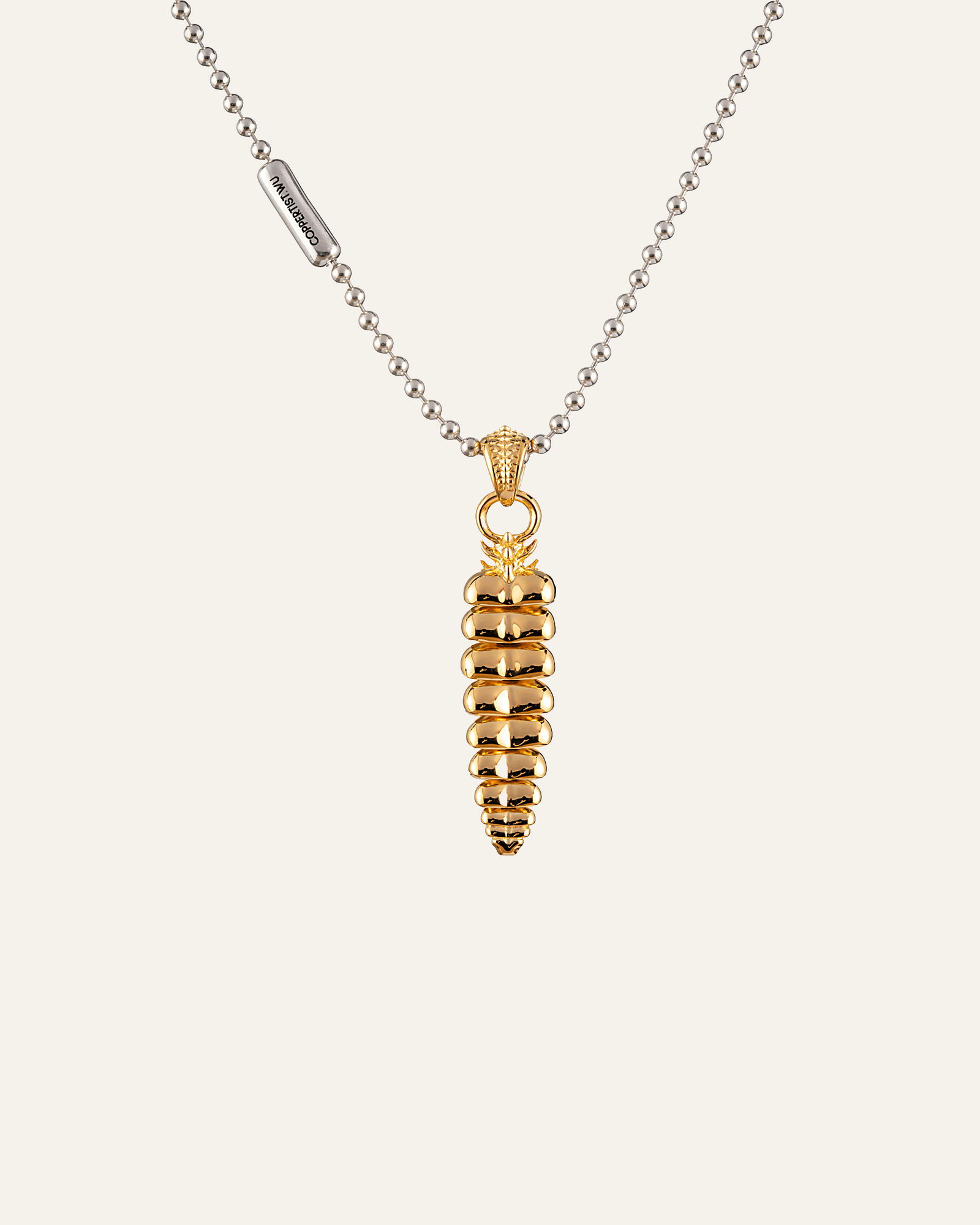 Spiral Guld Pendant