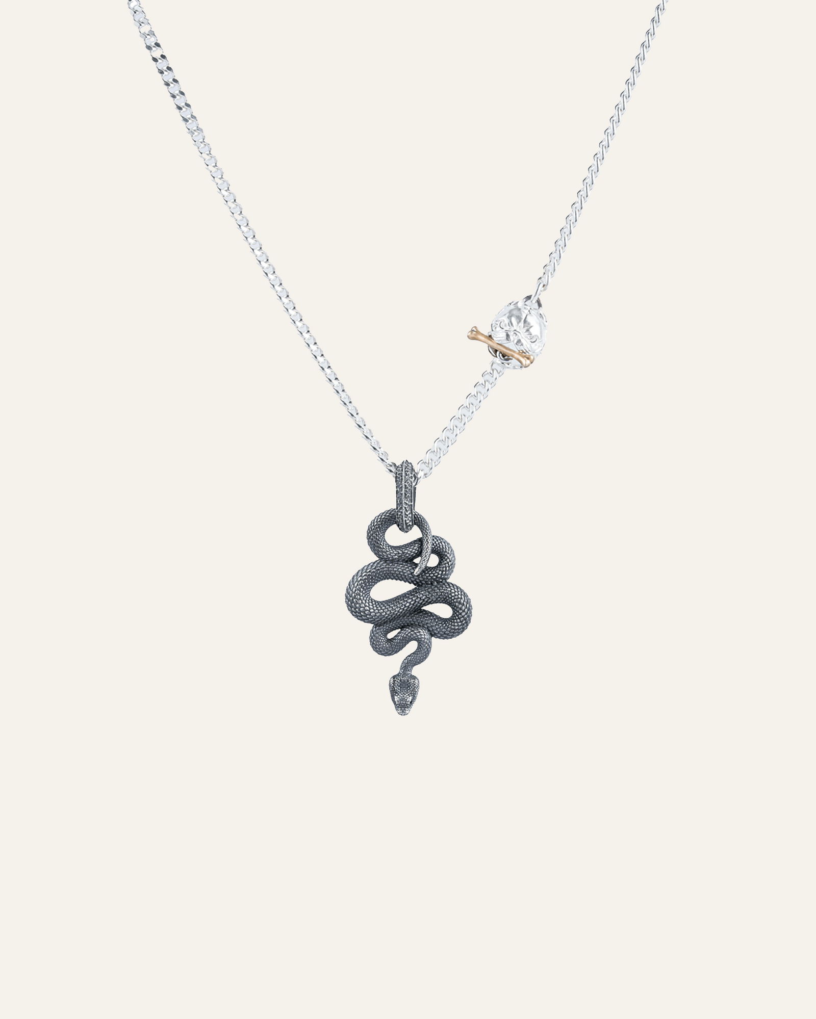 Venom Halsband Silver