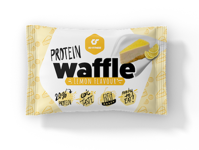 12 pack Protein Waffle Lemon