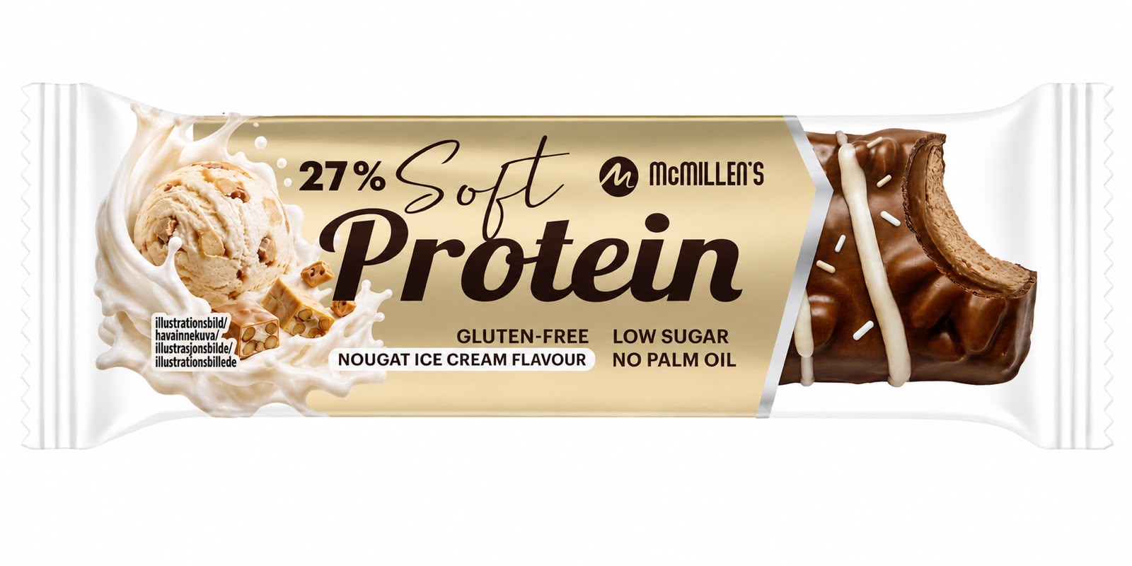 Nougat Ice Cream Protein bar Lansering 2027!