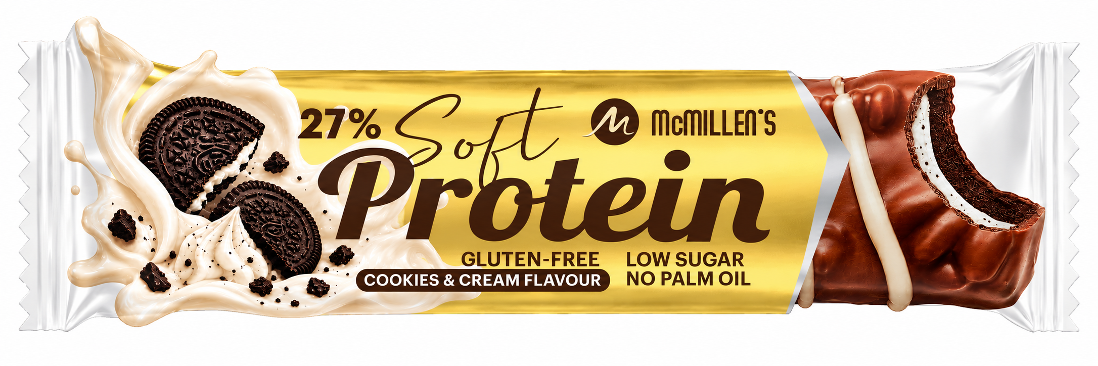 18 st Proteinbar Cookie & Cream -27 % protein | McLloyd´s