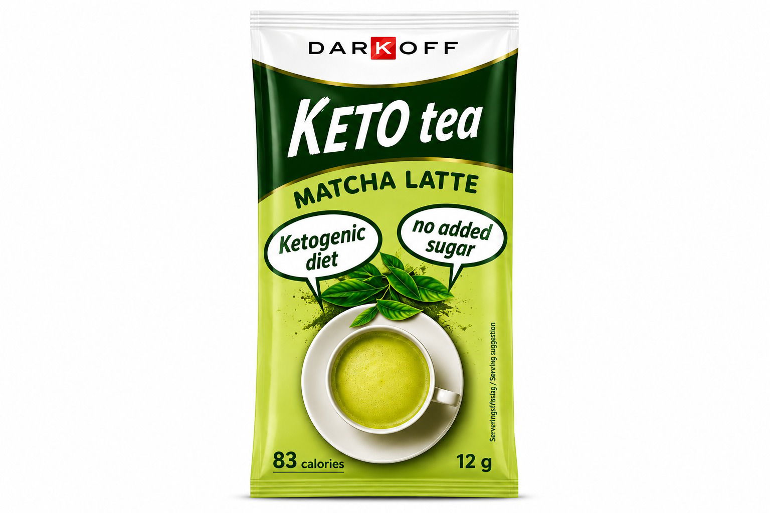 Keto Matcha-te 10×12 g Lansering 2027