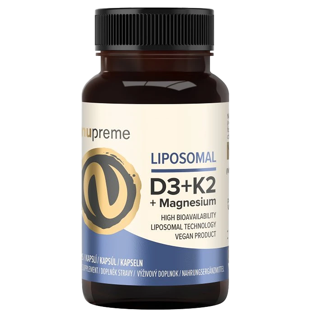 Liposomal vitamin D3+K2+Mg 30 kapslar