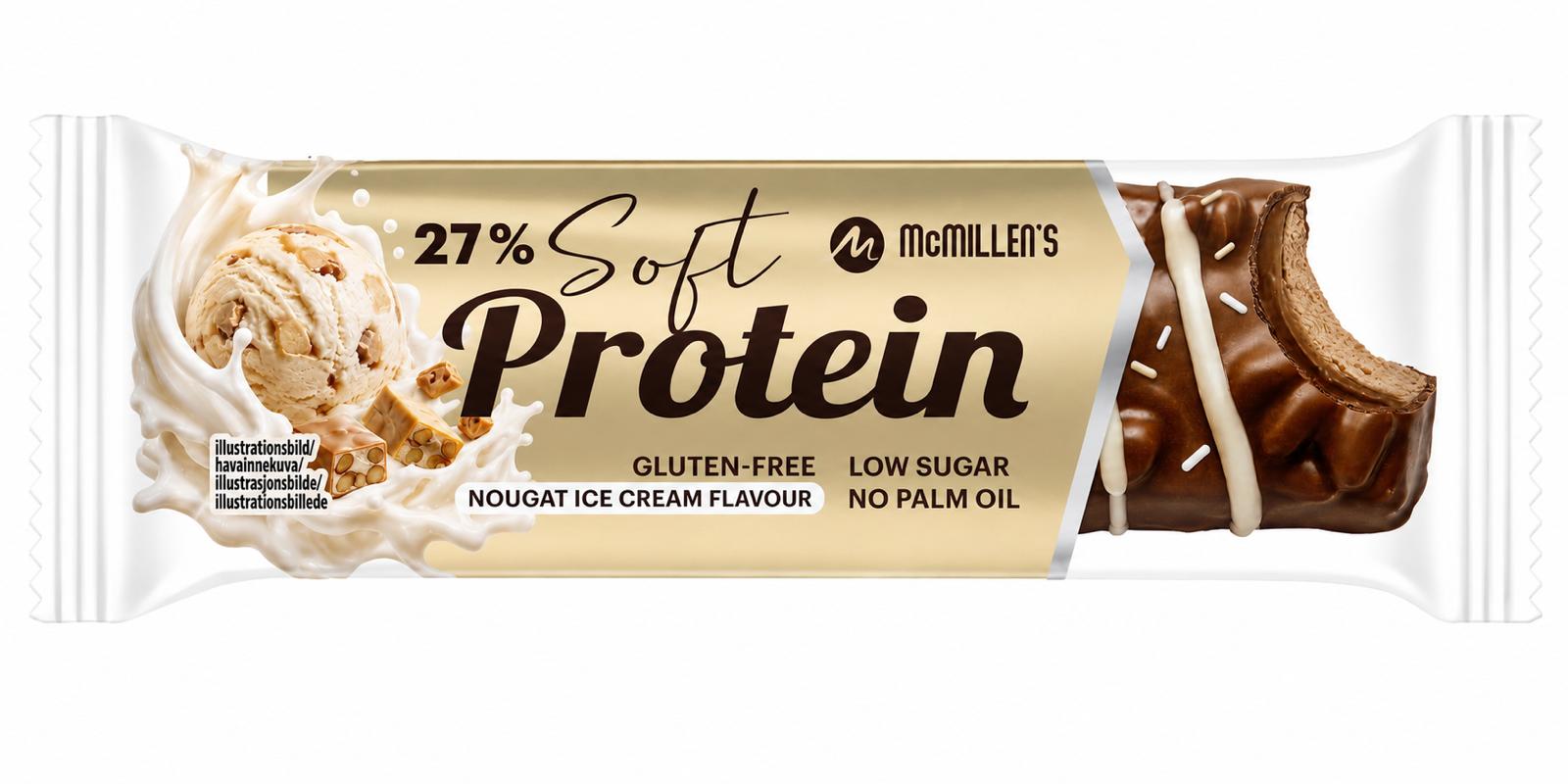 Nougat Ice Cream Protein bar Lansering 2027!