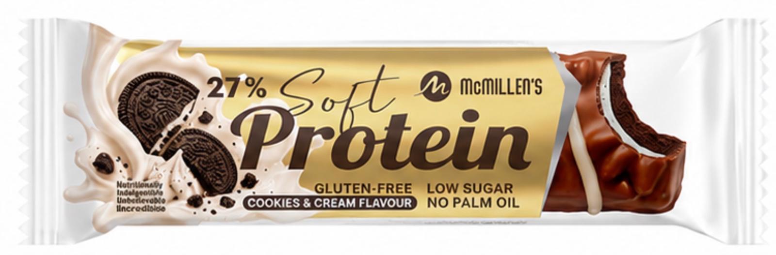 Cookie & Cream Protein bar.
