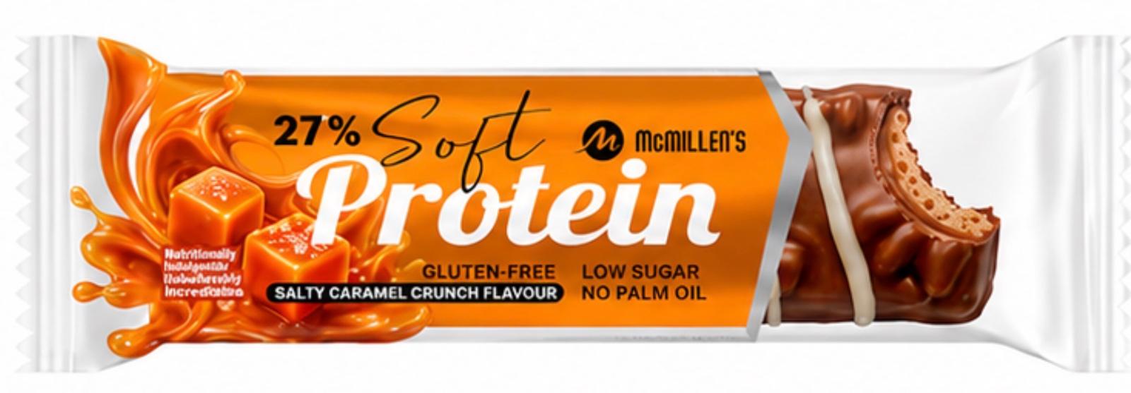KOMMER SNART! McMillen`s Protein bar Salty Caramel