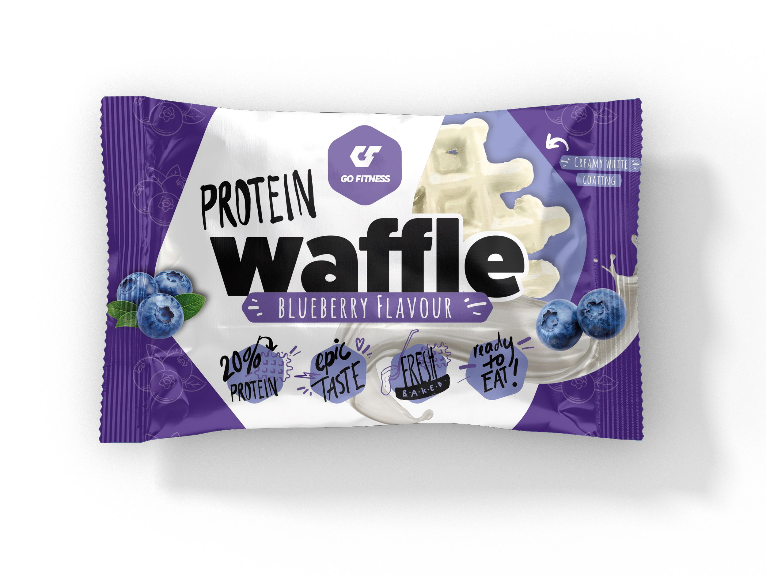 12 pack Protein Waffle Blueberry
