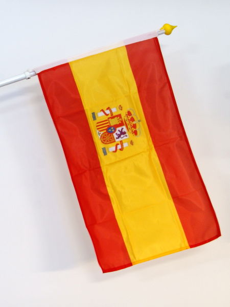 Spaniens Fasadlagga med stadsvapen