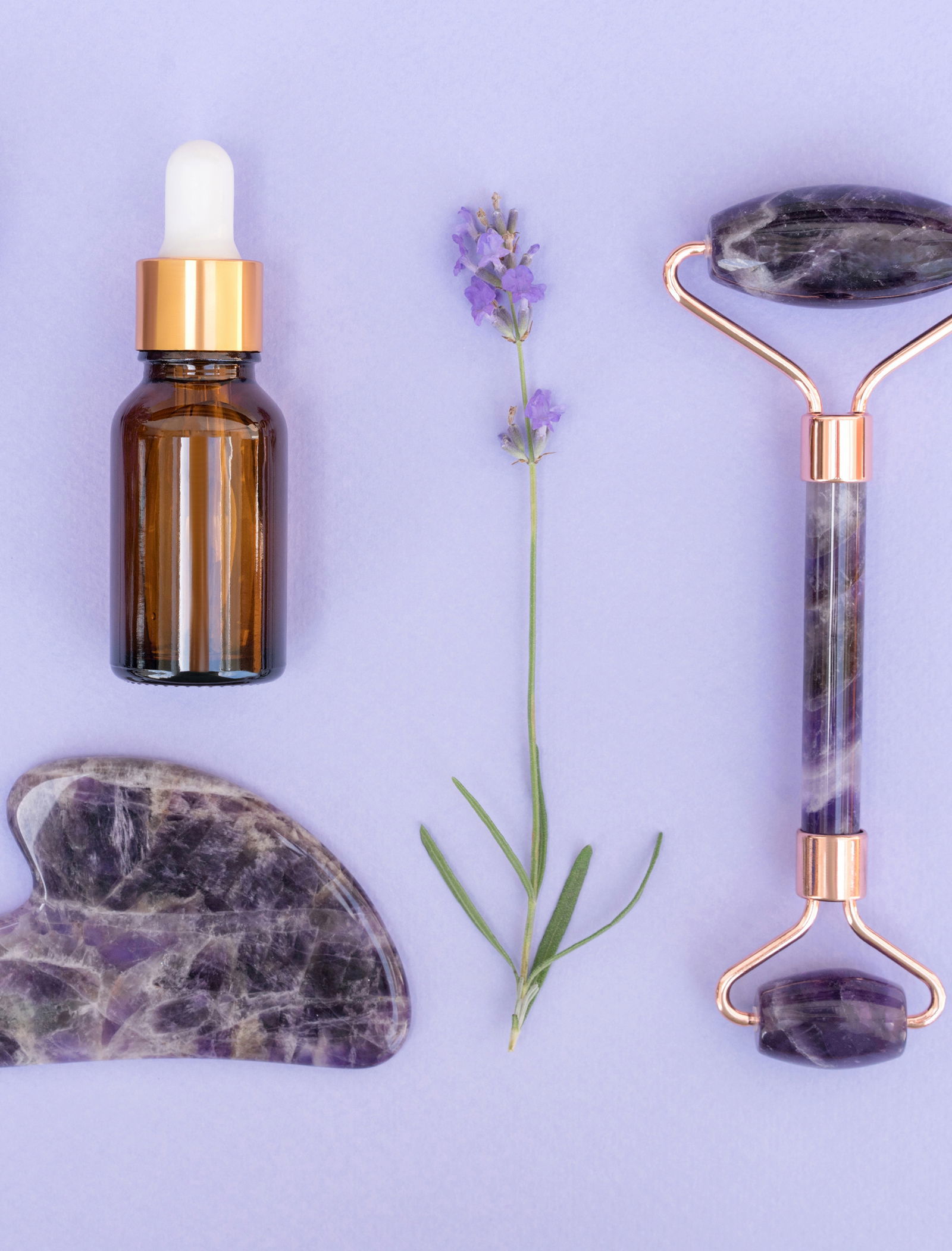 Gua-sha ametist