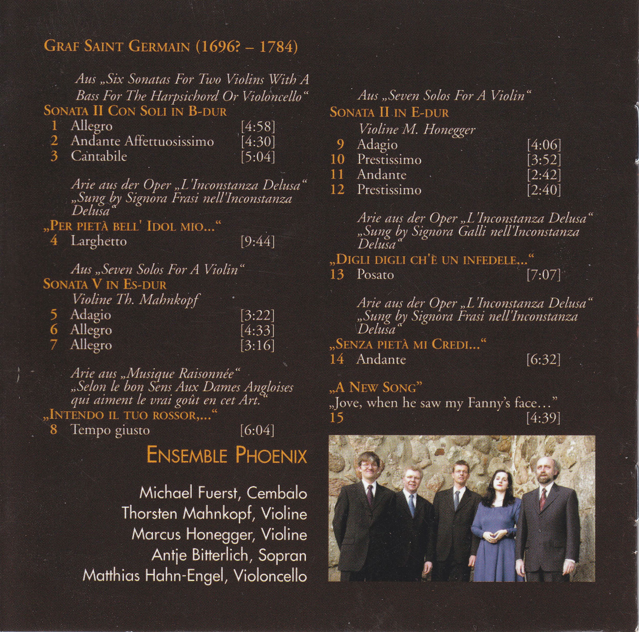 Musik av Greve de Saint Germain - CD2