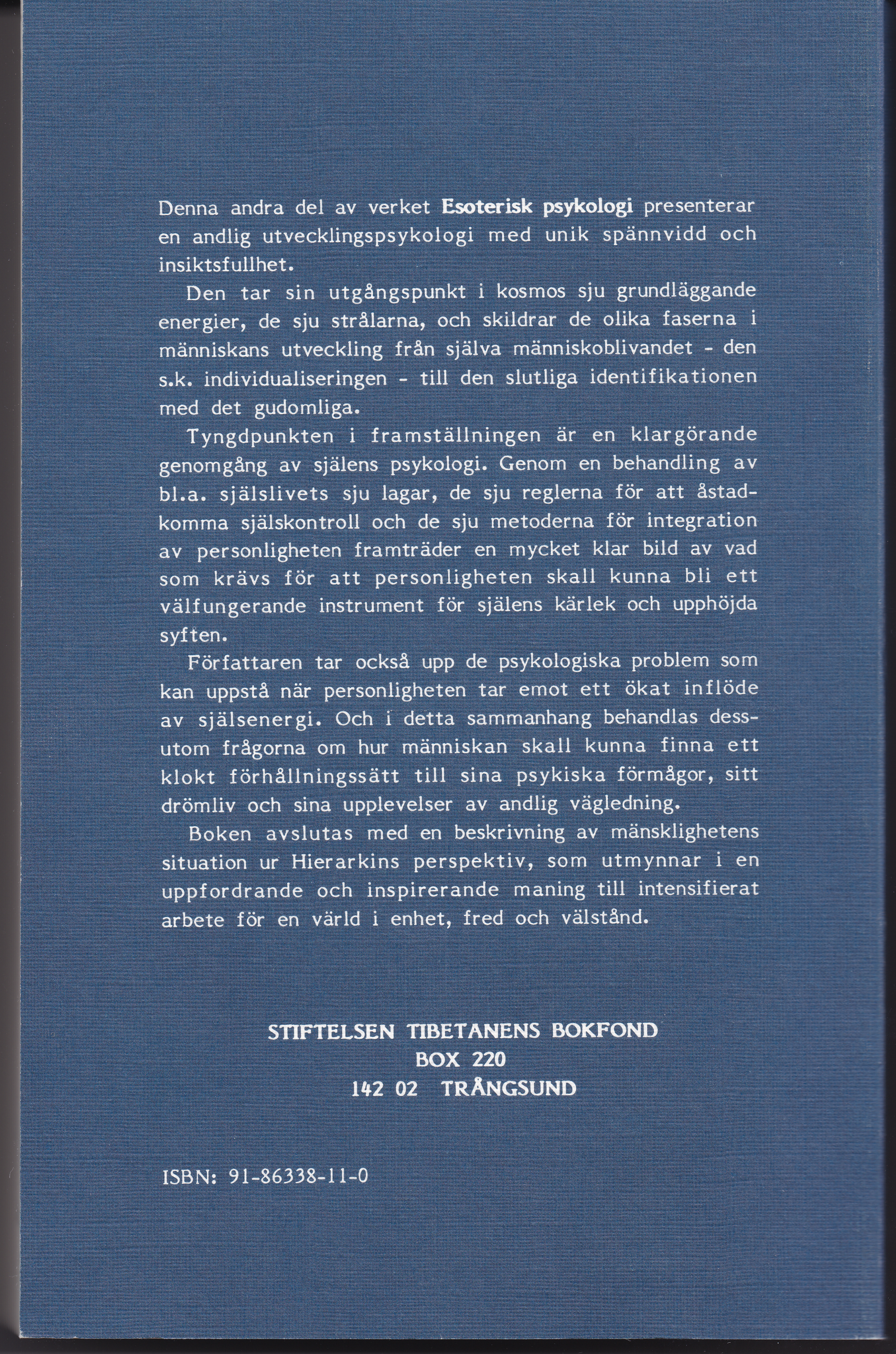 Esoterisk psykologi - II