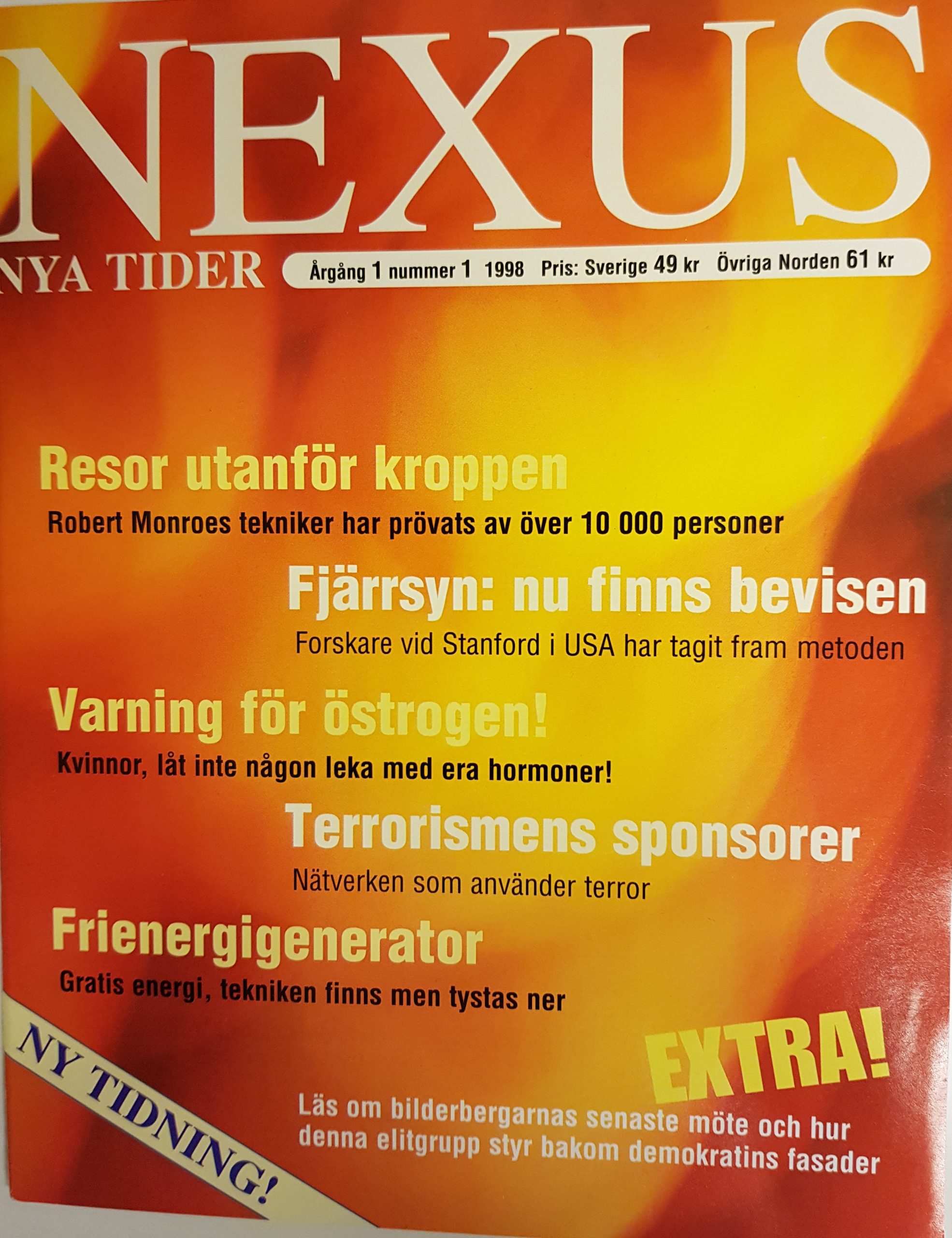 NEXUS Nya Tider Nr 1 1998