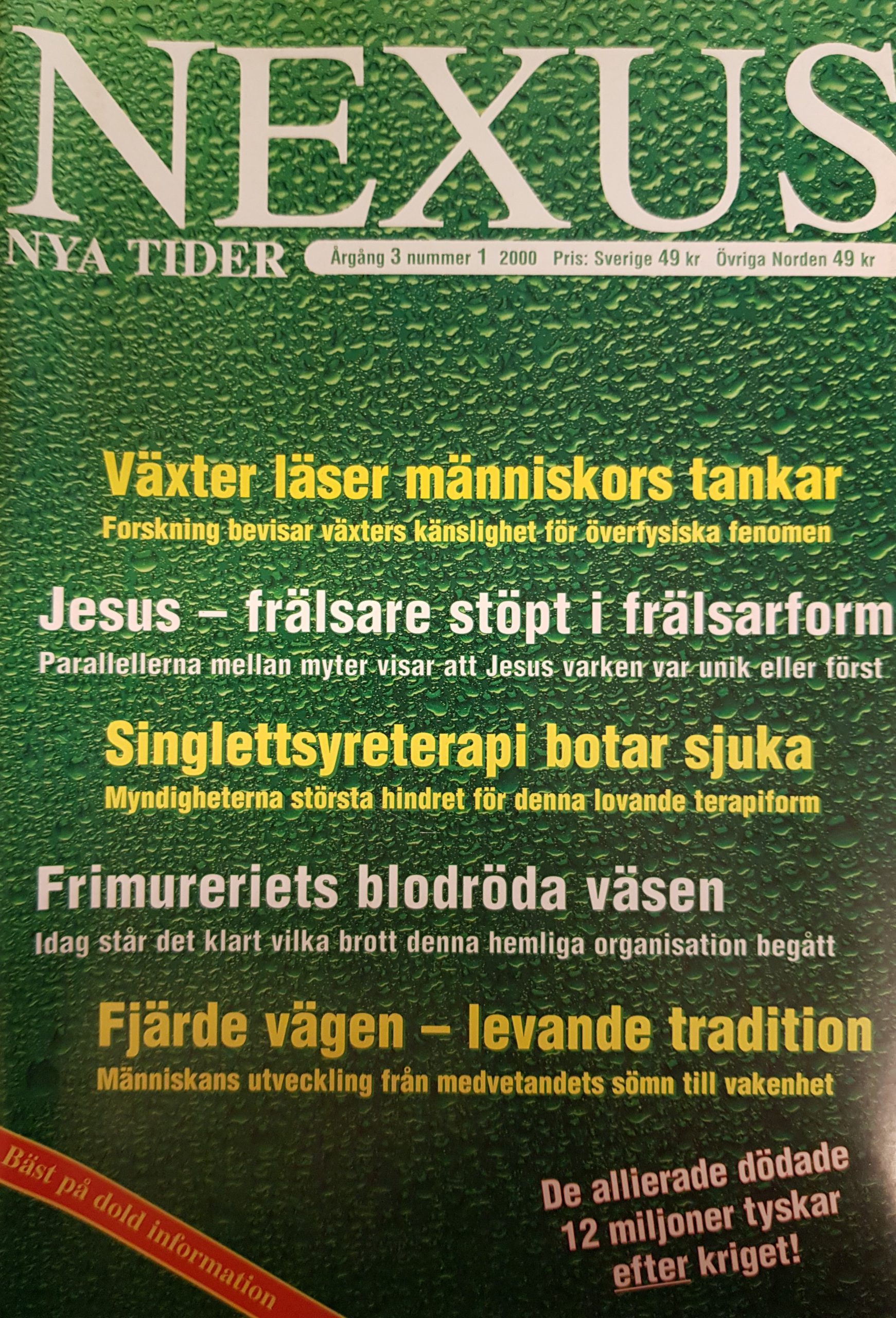 NEXUS Nya Tider Nr 1 2000