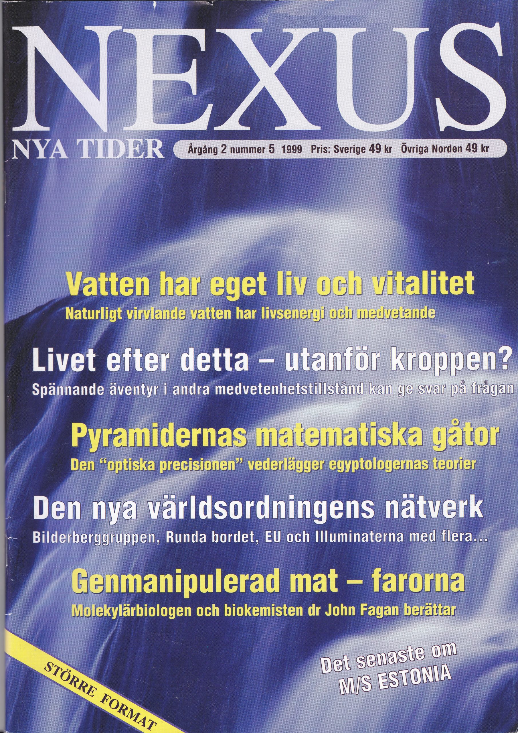 NEXUS Nya Tider Nr 5 1999