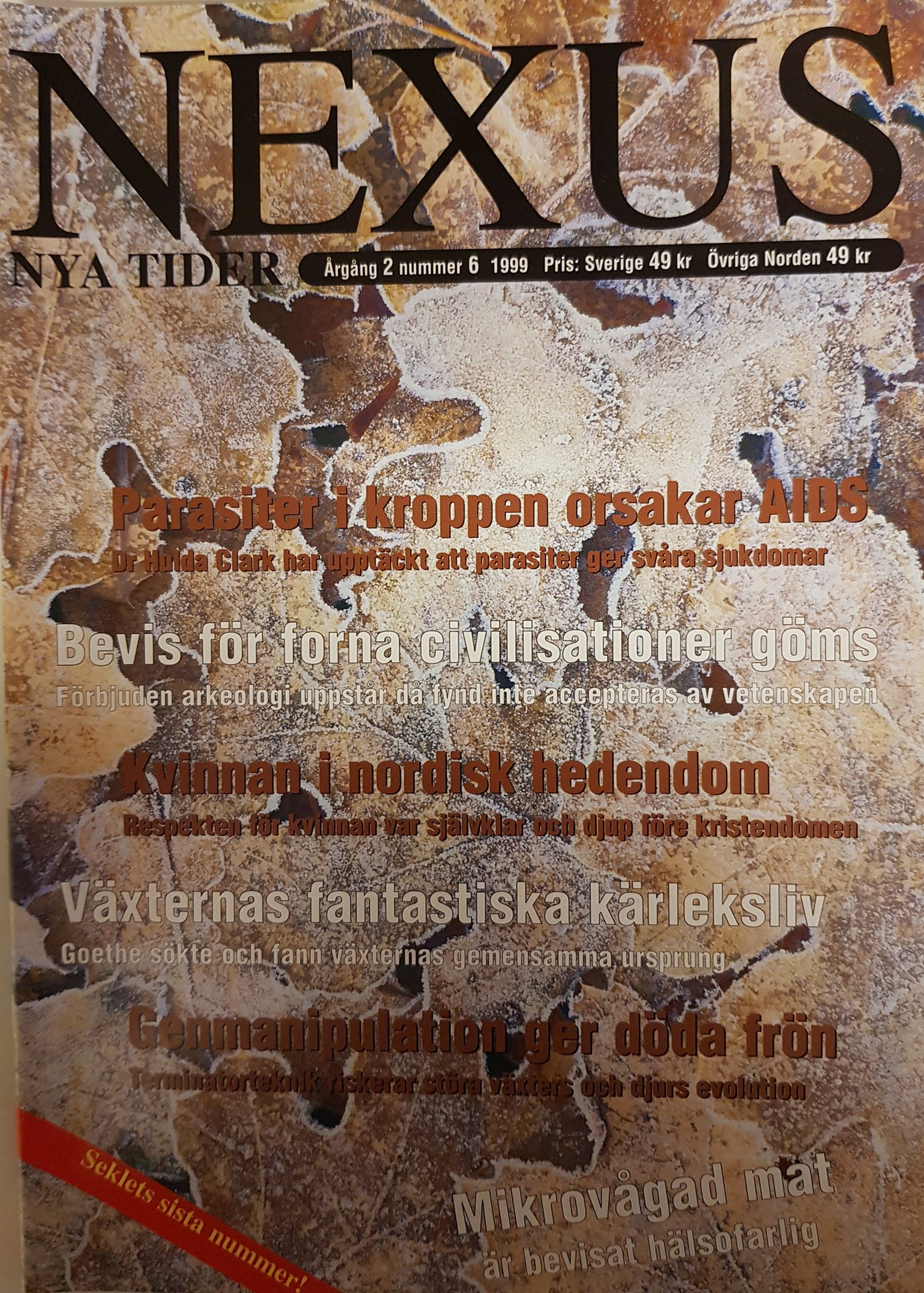 NEXUS Nya Tider Nr 6 1999