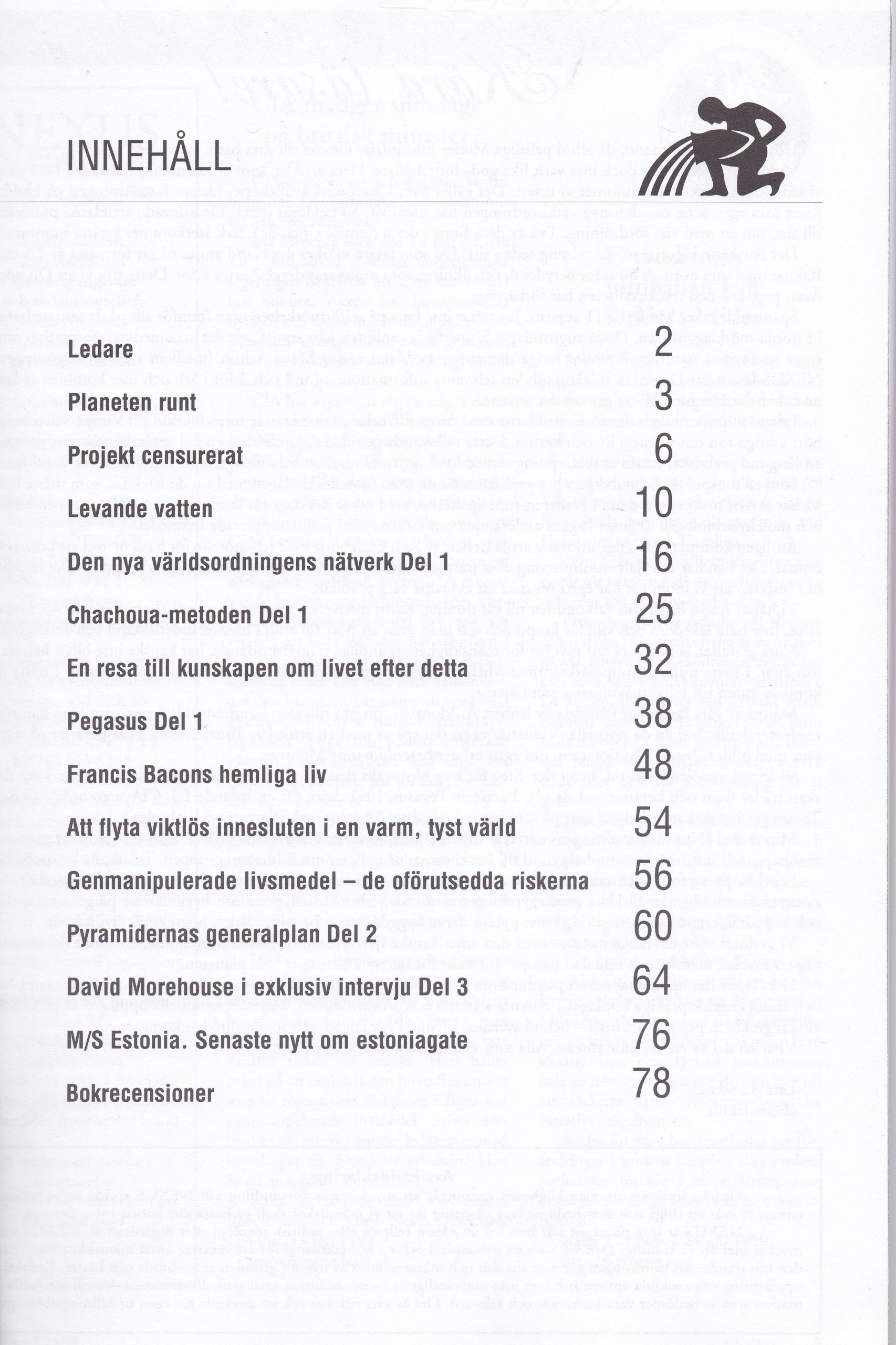 NEXUS Nya Tider Nr 5 1999