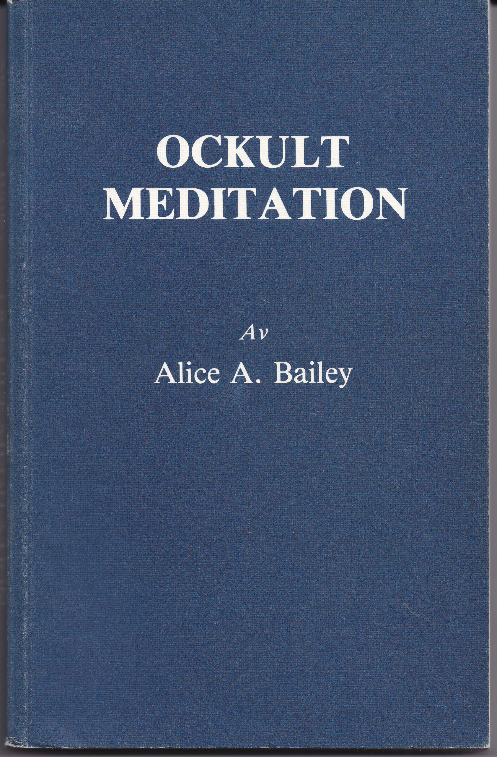 Ockult meditation