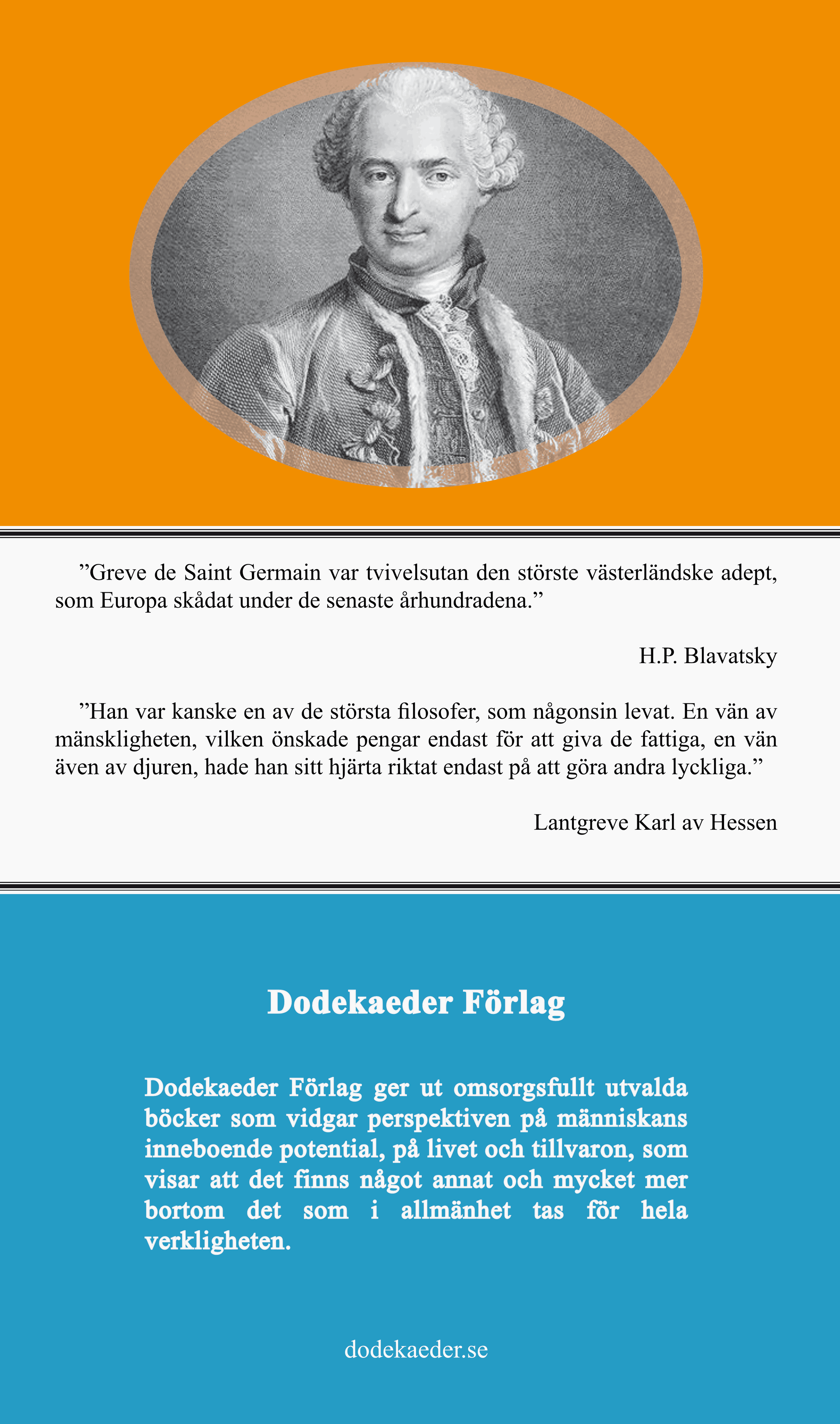 Greve de Saint Germain - Det adertonde århundradets stora gåta
